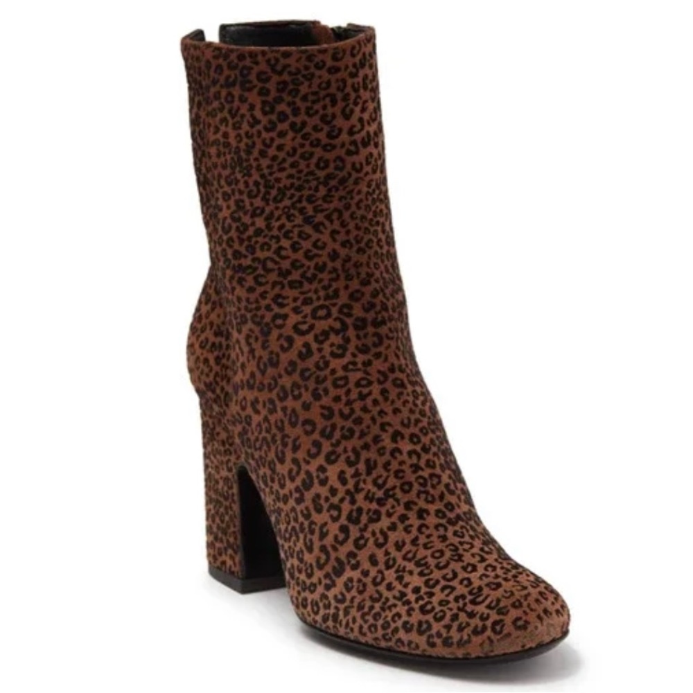 AGL Boots Leopard Print - Suede, Leather, Made in Italy - SZ 40